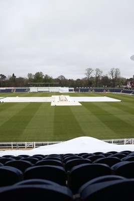 030426 - Glamorgan v Yorkshire - Rothesay County Championship Division One - Rain delays play at Sophia Gardens