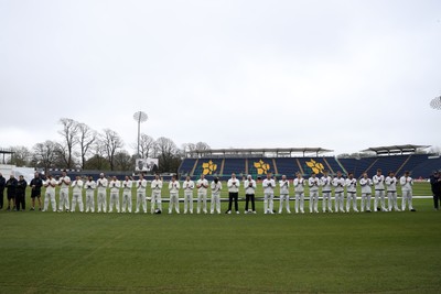 030426 - Glamorgan v Yorkshire - Rothesay County Championship Division One - Glamorgan and Yorkshire remember Hugh Morris and John Williams
