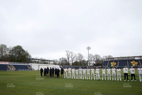 030426 - Glamorgan v Yorkshire - Rothesay County Championship Division One - Glamorgan and Yorkshire remember Hugh Morris and John Williams
