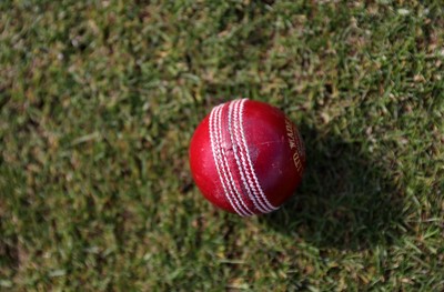 050426 - Glamorgan v Yorkshire - Rothesay County Championship Division One - Red ball on the boundary
