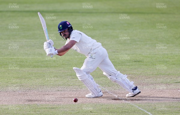 050426 - Glamorgan v Yorkshire - Rothesay County Championship Division One - Kiran Carlson of Glamorgan batting