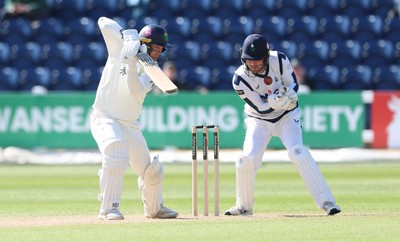 060426 - Glamorgan v Yorkshire, Rothesay County Championship, Division One - Colin Ingram of Glamorgan plays a shot