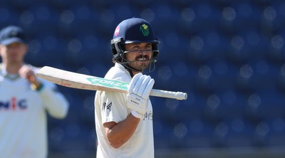 060426 - Glamorgan v Yorkshire, Rothesay County Championship, Division One - Kiran Carlson of Glamorgan