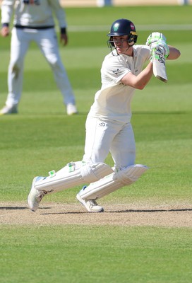 060426 - Glamorgan v Yorkshire, Rothesay County Championship, Division One - Ben Kellaway of Glamorgan plays a shot