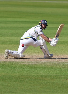 060426 - Glamorgan v Yorkshire, Rothesay County Championship, Division One - Adam Lyth of Yorkshire hits a 4