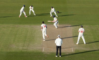 060426 - Glamorgan v Yorkshire, Rothesay County Championship, Division One - Colin Ingram of Glamorgan catches Dom Bess of Yorkshire
