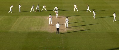 060426 - Glamorgan v Yorkshire, Rothesay County Championship, Division One - A general view of play in the final overs of the match