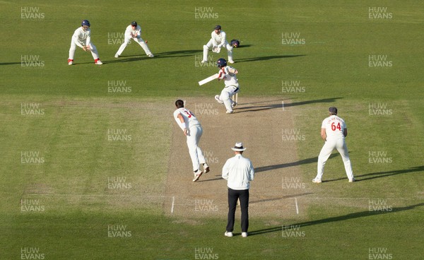 060426 - Glamorgan v Yorkshire, Rothesay County Championship, Division One - Colin Ingram of Glamorgan catches Dom Bess of Yorkshire