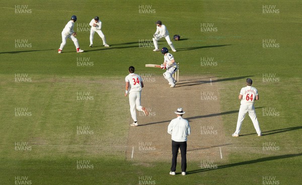 060426 - Glamorgan v Yorkshire, Rothesay County Championship, Division One - Colin Ingram of Glamorgan catches Dom Bess of Yorkshire
