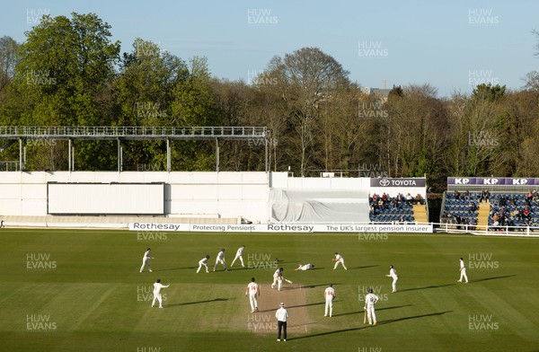 060426 - Glamorgan v Yorkshire, Rothesay County Championship, Division One - A general view of play in the final overs of the match