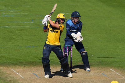 100822 - Glamorgan v Yorkshire - Royal London One-Day Cup - Billy Root of Glamorgan after reaching 50