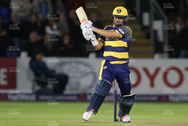 110816 - Glamorgan v Yorkshire Vikings, NatWest T20 Blast Quarter Final -  Jacques Rudolph of Glamorgan plays a shot