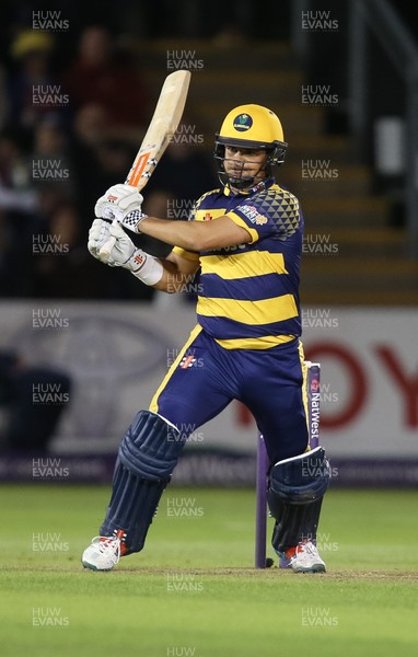 110816 - Glamorgan v Yorkshire Vikings, NatWest T20 Blast Quarter Final -  Jacques Rudolph of Glamorgan plays a shot