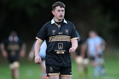 040926 - Glamorgan Wanderers v Mountain Ash - Championship East - Morgan James of Mountain Ash
