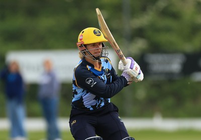 050525 - Glamorgan Women v Gloucestershire Women, Vitality T20 Women’s County Cup - Daisy Jeanes of Glamorgan Women plays a shot