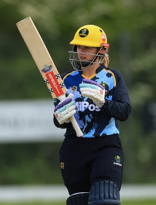 050525 - Glamorgan Women v Gloucestershire Women, Vitality T20 Women’s County Cup - Daisy Jeanes of Glamorgan Women plays a shot
