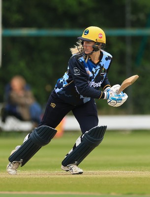 050525 - Glamorgan Women v Gloucestershire Women, Vitality T20 Women’s County Cup - Charlotte Scarborough of Glamorgan Women plays a shot