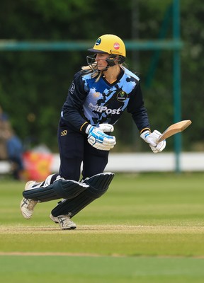 050525 - Glamorgan Women v Gloucestershire Women, Vitality T20 Women’s County Cup - Charlotte Scarborough of Glamorgan Women plays a shot