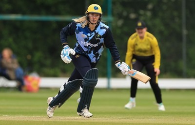 050525 - Glamorgan Women v Gloucestershire Women, Vitality T20 Women’s County Cup - Charlotte Scarborough of Glamorgan Women plays a shot
