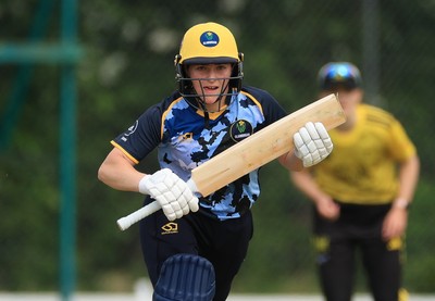 050525 - Glamorgan Women v Gloucestershire Women, Vitality T20 Women’s County Cup - Bea Ellis of Glamorgan Women plays a shot