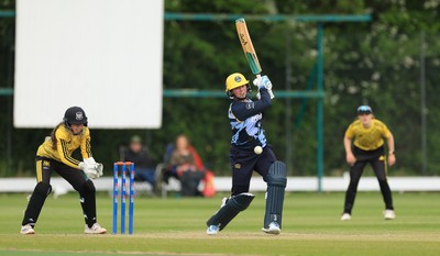 050525 - Glamorgan Women v Gloucestershire Women, Vitality T20 Women’s County Cup - Lauren Parfitt of Glamorgan Women plays a shot