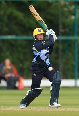050525 - Glamorgan Women v Gloucestershire Women, Vitality T20 Women’s County Cup - Lauren Parfitt of Glamorgan Women plays a shot