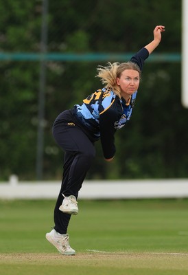 050525 - Glamorgan Women v Gloucestershire Women, Vitality T20 Women’s County Cup - Gemma Porter of Glamorgan Women bowls
