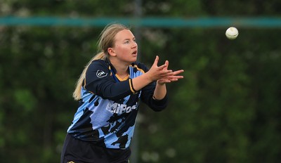 050525 - Glamorgan Women v Gloucestershire Women, Vitality T20 Women’s County Cup - Gemma Porter of Glamorgan Women bowls