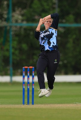 050525 - Glamorgan Women v Gloucestershire Women, Vitality T20 Women’s County Cup - Gemma Porter of Glamorgan Women bowls