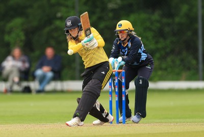 050525 - Glamorgan Women v Gloucestershire Women, Vitality T20 Women’s County Cup - Georgina Cant of Gloucestershire plays a shot