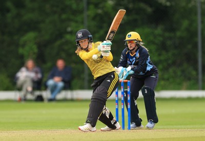 050525 - Glamorgan Women v Gloucestershire Women, Vitality T20 Women’s County Cup - Georgina Cant of Gloucestershire plays a shot