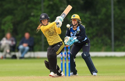 050525 - Glamorgan Women v Gloucestershire Women, Vitality T20 Women’s County Cup - Georgina Cant of Gloucestershire plays a shot
