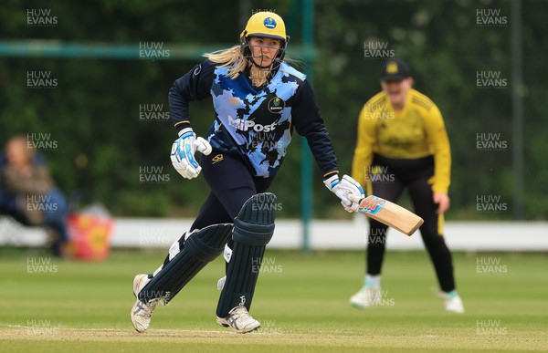 050525 - Glamorgan Women v Gloucestershire Women, Vitality T20 Women’s County Cup - Charlotte Scarborough of Glamorgan Women plays a shot