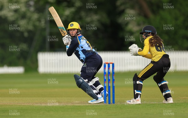 050525 - Glamorgan Women v Gloucestershire Women, Vitality T20 Women’s County Cup - Lauren Parfitt of Glamorgan Women plays a shot