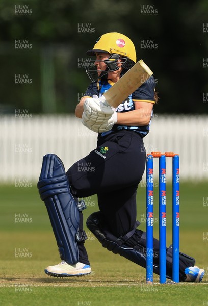 050525 - Glamorgan Women v Gloucestershire Women, Vitality T20 Women’s County Cup - Bea Ellis of Glamorgan Women plays a shot