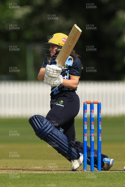 050525 - Glamorgan Women v Gloucestershire Women, Vitality T20 Women’s County Cup - Bea Ellis of Glamorgan Women plays a shot