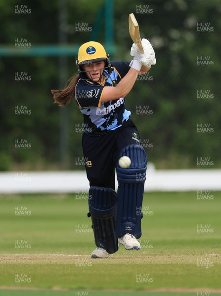 050525 - Glamorgan Women v Gloucestershire Women, Vitality T20 Women’s County Cup - Bea Ellis of Glamorgan Women plays a shot