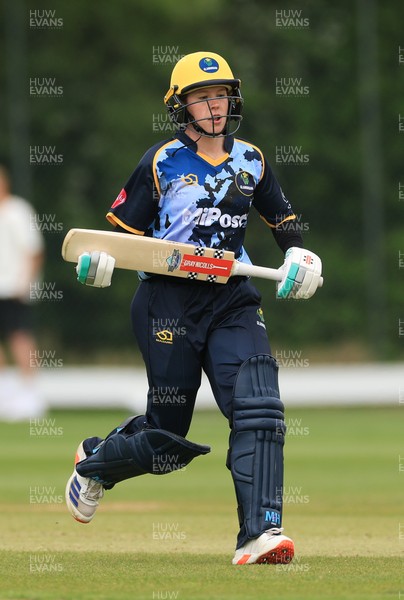 050525 - Glamorgan Women v Gloucestershire Women, Vitality T20 Women’s County Cup - Emily Burke of Glamorgan Women plays a shot