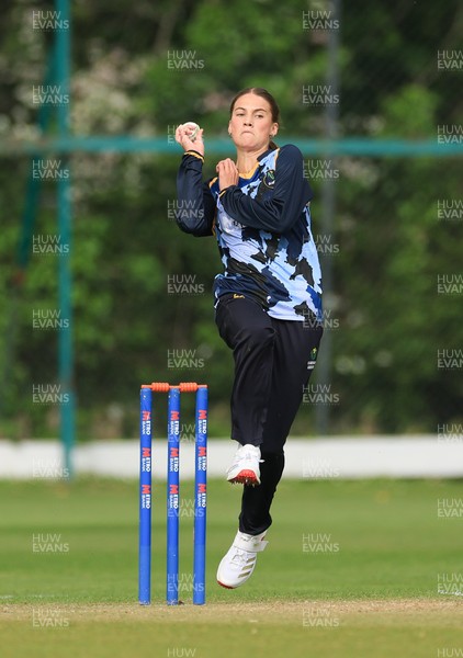 050525 - Glamorgan Women v Gloucestershire Women, Vitality T20 Women’s County Cup - Eve Jackson of Glamorgan Women bowls