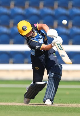 120726 - Glamorgan Women v Gloucestershire Women, Vitality Blast Women League 2 Final - Megan Sturge of Glamorgan Women hits a four