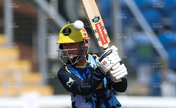 120726 - Glamorgan Women v Gloucestershire Women, Vitality Blast Women League 2 Final - Daisy Jeanes of Glamorgan Women plays a shot