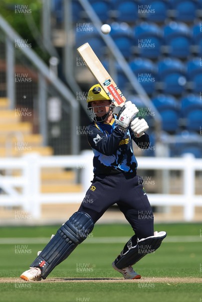 120726 - Glamorgan Women v Gloucestershire Women, Vitality Blast Women League 2 Final - Daisy Jeanes of Glamorgan Women plays a shot