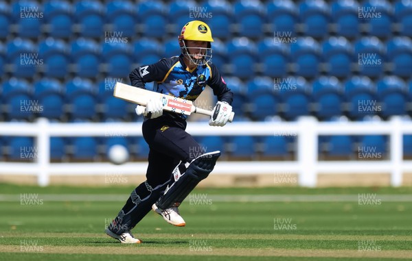 120726 - Glamorgan Women v Gloucestershire Women, Vitality Blast Women League 2 Final - Daisy Jeanes of Glamorgan Women plays a shot