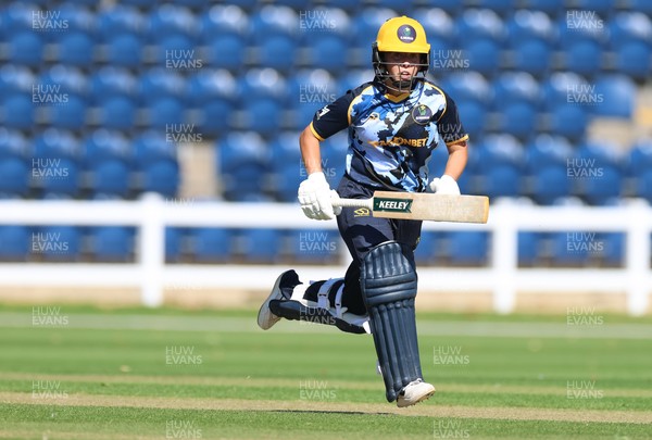 120726 - Glamorgan Women v Gloucestershire Women, Vitality Blast Women League 2 Final - Megan Sturge of Glamorgan Women adds the runs