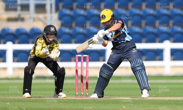 120726 - Glamorgan Women v Gloucestershire Women, Vitality Blast Women League 2 Final - Megan Sturge of Glamorgan Women hits a four