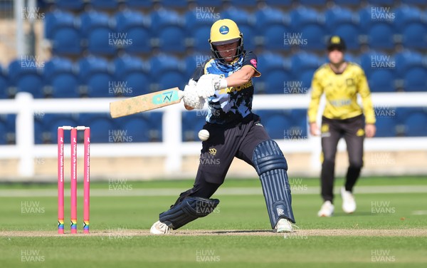 120726 - Glamorgan Women v Gloucestershire Women, Vitality Blast Women League 2 Final - Gemma Porter of Glamorgan Women plays a shot