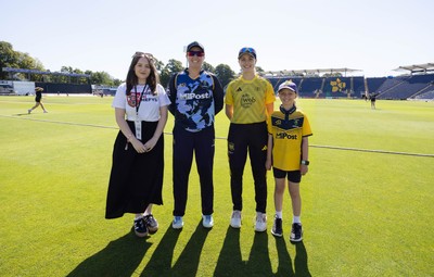 130725 -  Glamorgan Women v Gloucestershire Women, Vitality Blast Women League 2, South Group - Match mascot and coin toss