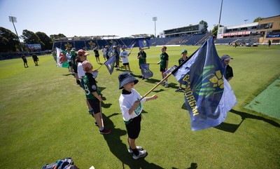 130725 -  Glamorgan Women v Gloucestershire Women, Vitality Blast Women League 2, South Group - The Guard of Honour as the team prepare to run out