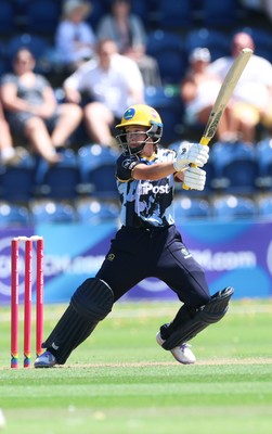 130725 -  Glamorgan Women v Gloucestershire Women, Vitality Blast Women League 2, South Group - Beth Gammon of Glamorgan Women plays a shot