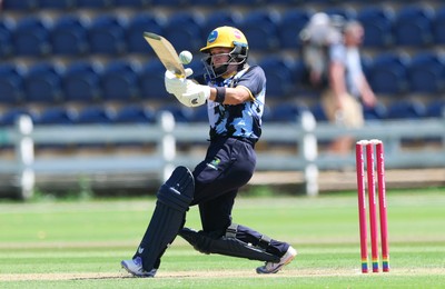 130725 -  Glamorgan Women v Gloucestershire Women, Vitality Blast Women League 2, South Group - Beth Gammon of Glamorgan Women plays a shot
